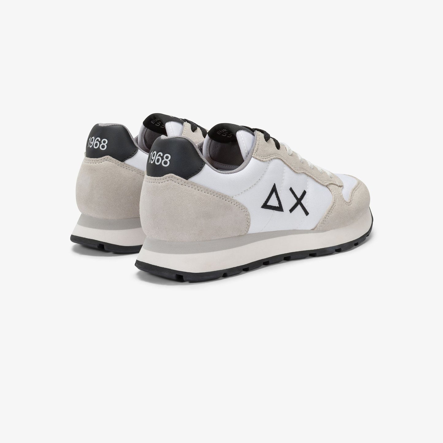 Sun68 Tom, Sneaker Uomo in Nylon e Suede - Bianco, Navy, Nero, Grigio, Verde, Beige