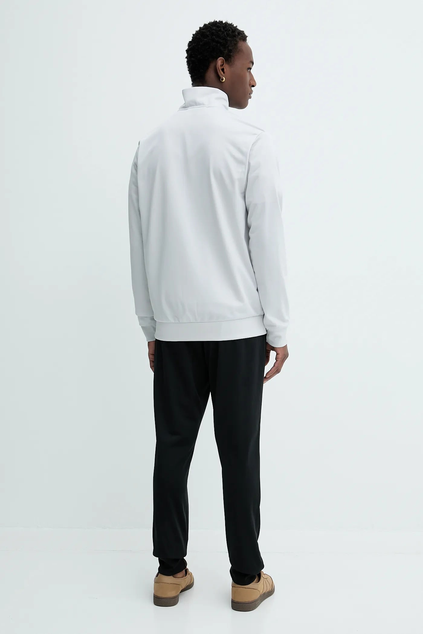 Adidas Basic Linear Logo, Tuta Da Ginnastica Uomo - Nero, Blu, Grigio