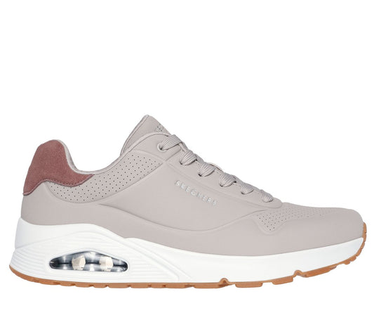 Skechers Uno Suited On Air 183004, Fitness Uomo - Taupe