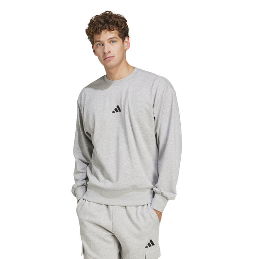 Adidas Essentials Feelcozy, Felpa Uomo - Grigio, Nero