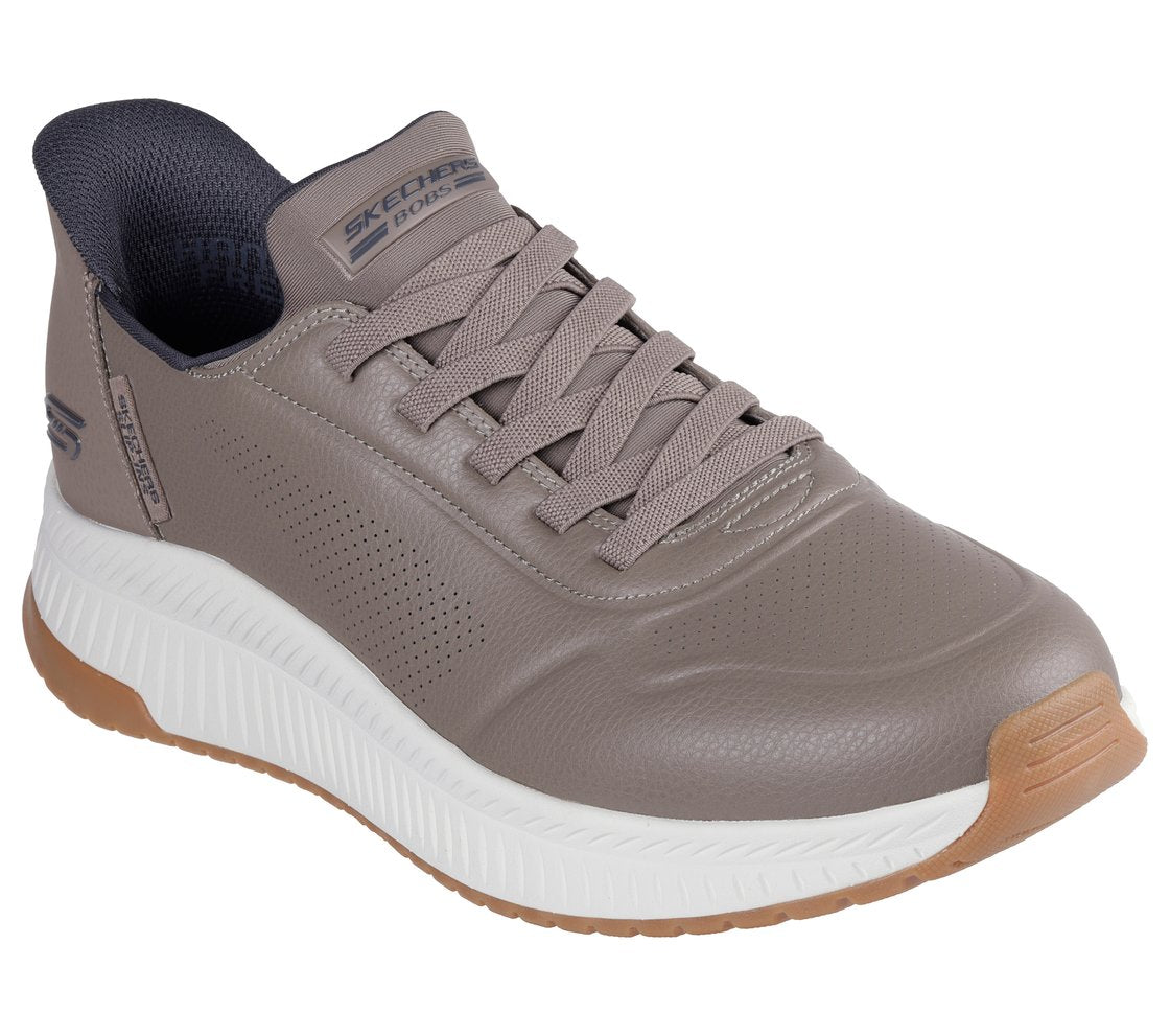 Skechers Bobs Squad 4 Direct Step 118424, Fitness Uomo Slip Ins - Taupe