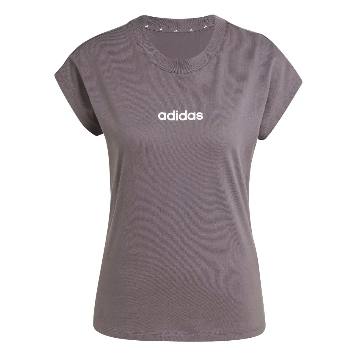 Adidas Essentials, T-Shirt Donna Slim - Grigio
