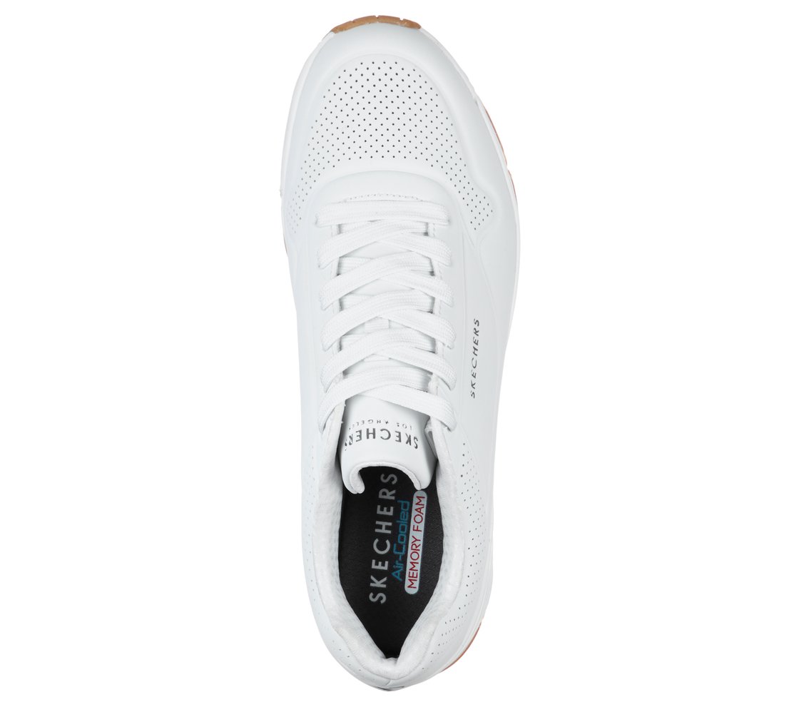 Skechers Uno Stand On Air 52458, Fitness Uomo - Bianco