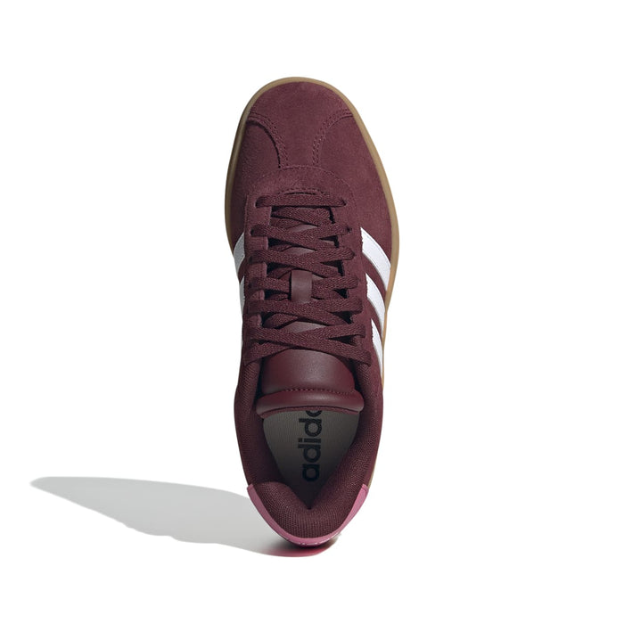 Adidas VL Court Bold, Sneaker Platform Donna - Bianco, Bordeaux