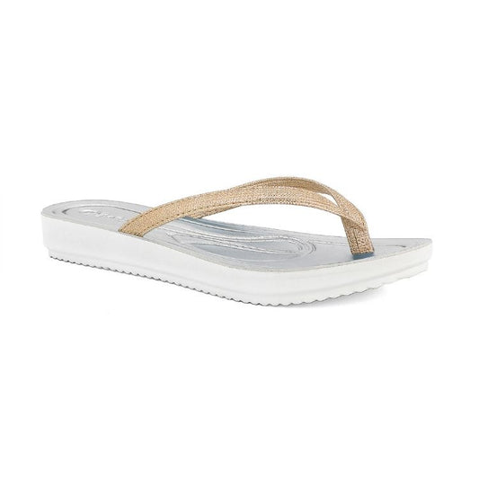 Inblu BM73 Infradito Donna Con Plantare Argentato - Platino, Bianco