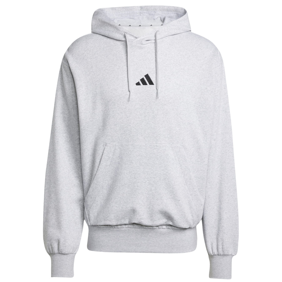 Adidas Feel Cozy, Felpa Con Cappuccio Uomo - Grigio, Bianco