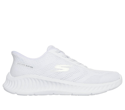 Skechers 125643 Go Walk Now Khloe, Fitness Donna Slip-Ins - Bianco