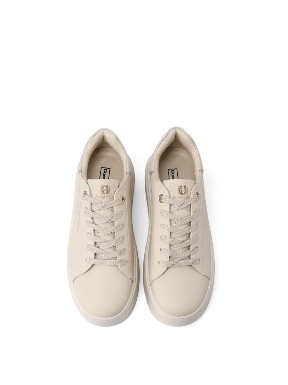 QUEEN HELENA (X33-4), Sneaker Donna Con Platform in Gomma - Beige