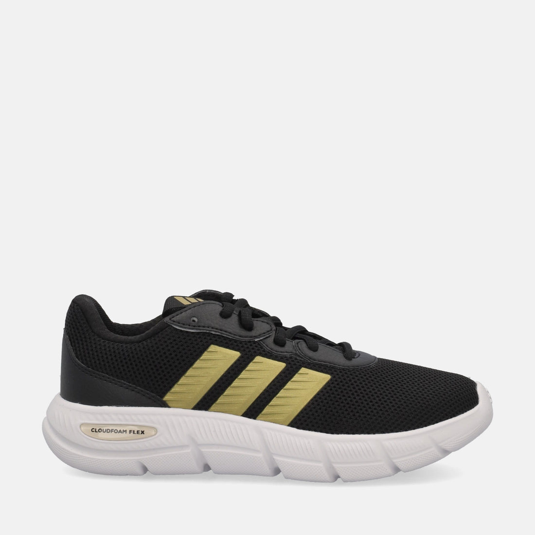 Adidas Cloudfoam Flex, Scarpe Da Ginnastica Donna - Nero/Oro
