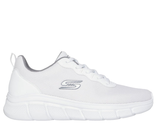 Skechers 118109 Bobs B Flex Icy Edge, Fitness Uomo - Bianco, Nero