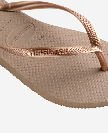 Havaianas Slim FC, Infradito Donna - Gold, Nero, Rosa