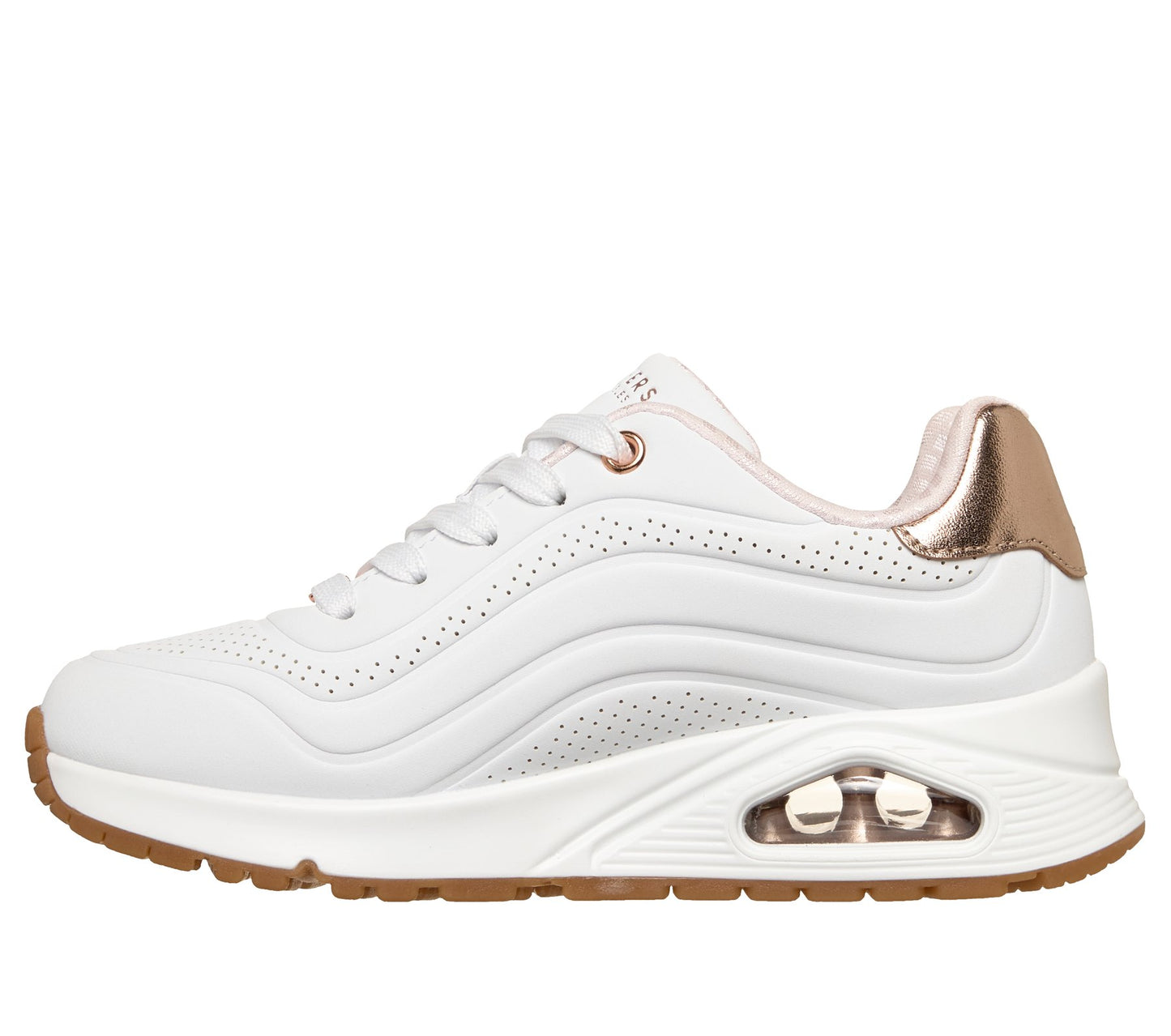 Skechers 310286 Uno Gen1 Wave, Fitness Donna - Bianco, Nero