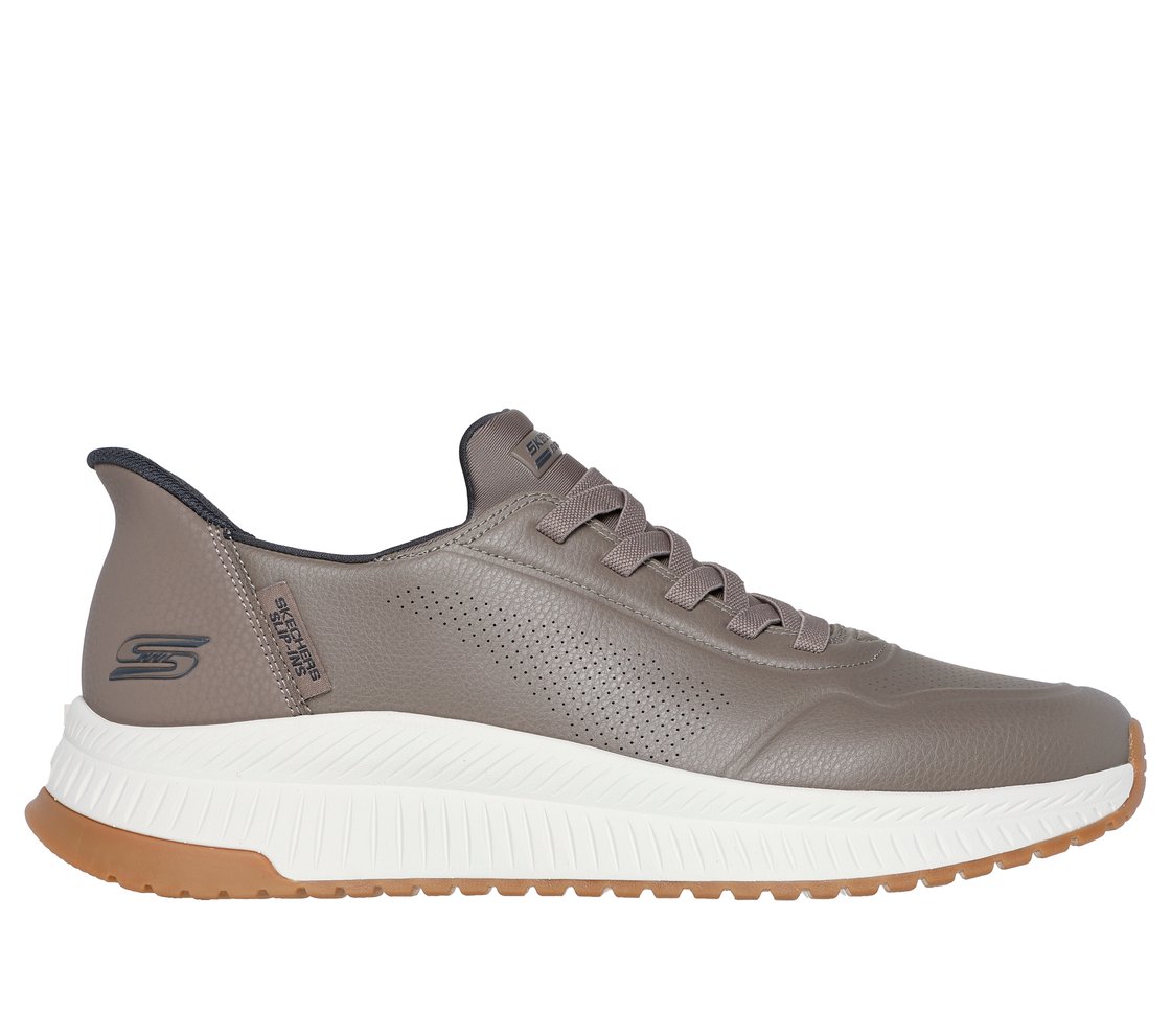 Skechers Bobs Squad 4 Direct Step 118424, Fitness Uomo Slip Ins - Taupe