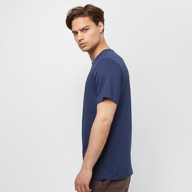 Nike SportSwear, T-Shirt Uomo Con Logo Cucito - Blu, Bianco