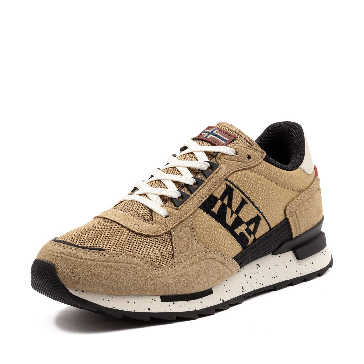 Sneaker Uomo Napapijri Valor Grigie Beige e Blu in Ripstop - vista 13