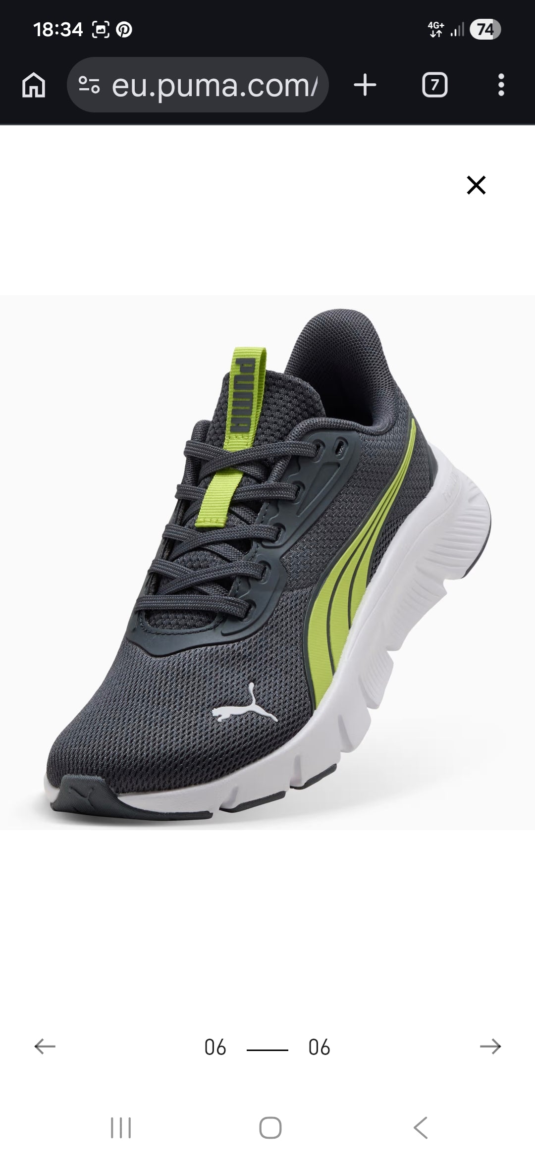 Puma FlexFocus Lite Modern Jr, Scarpe Da Ginnastica Ragazzo - Blu, Verde