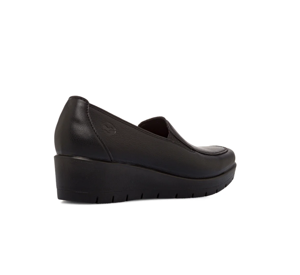 FlyFlot Teana 18 Z31 2X, Mocassino Donna Con Zeppa - Nero