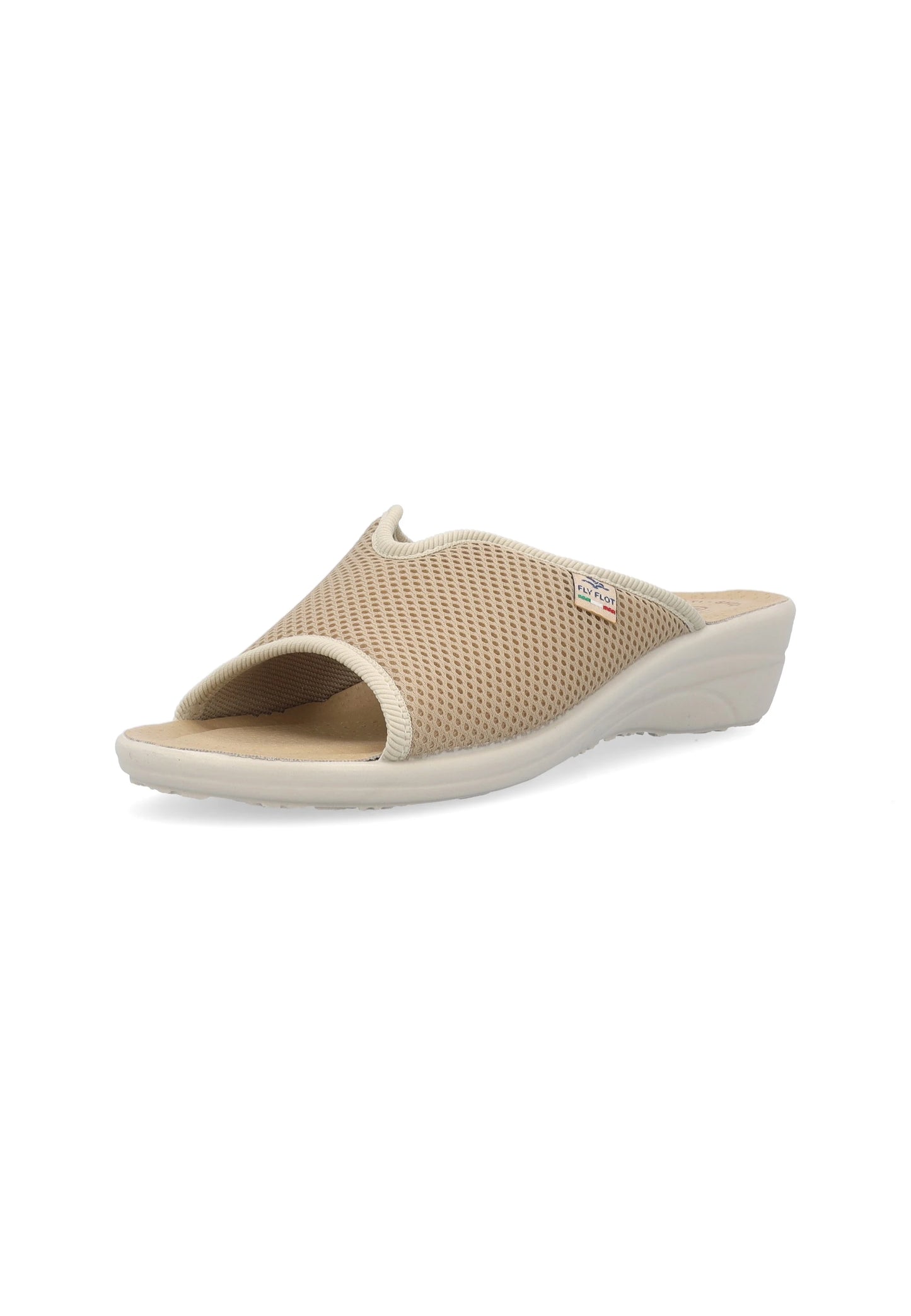 FlyFlot T4 429 FE, Ciabatta Donna Con Apertura - Beige, Blu