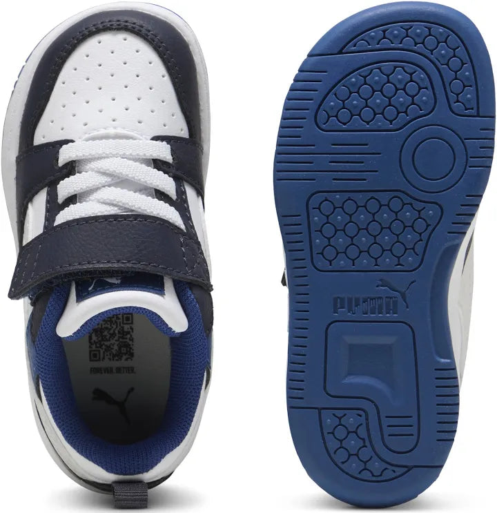 Puma Rebound V6 Lo Ac+ Inf, Sneaker Bambini - Blu