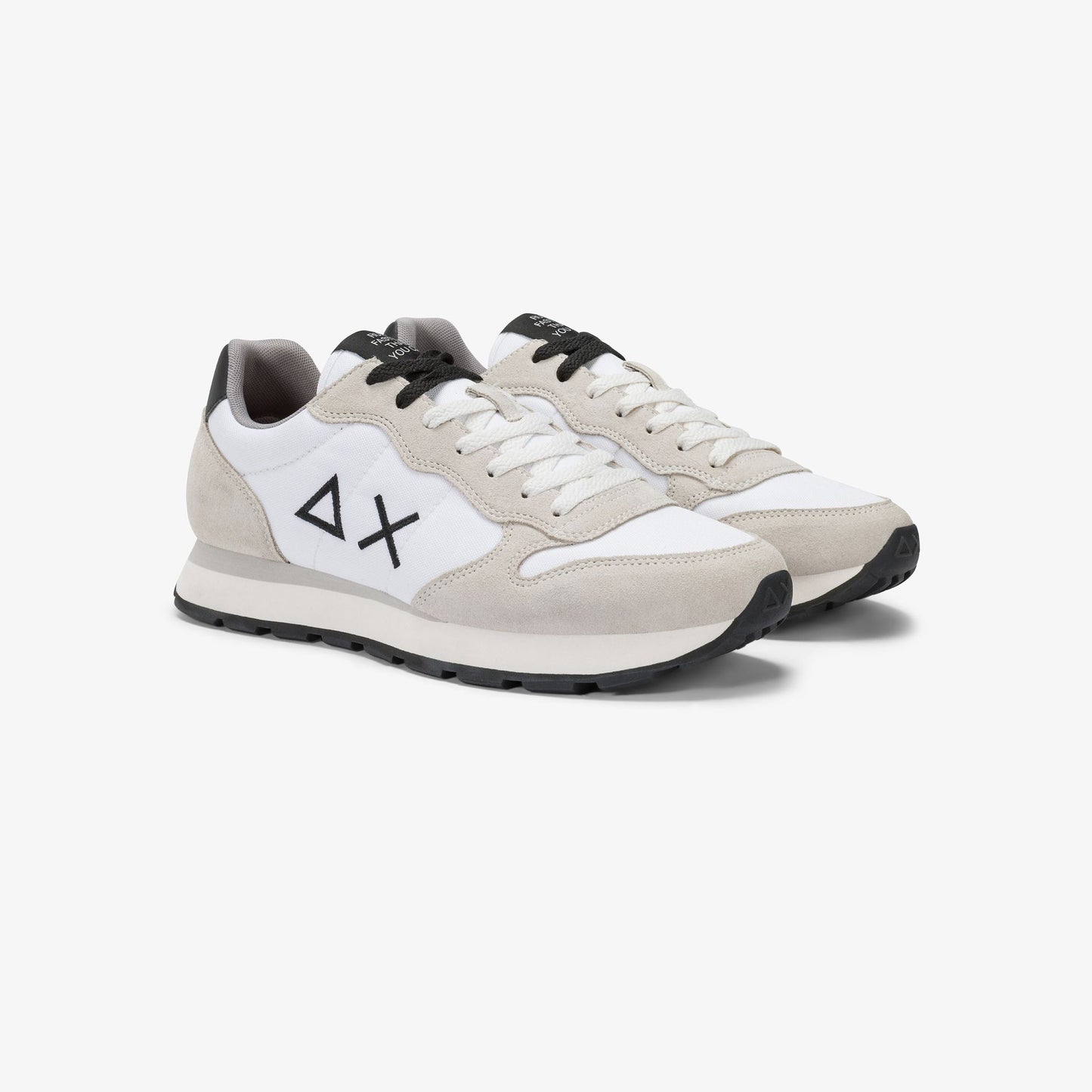 Sun68 Tom, Sneaker Uomo in Nylon e Suede - Bianco, Navy, Nero, Grigio, Verde, Beige