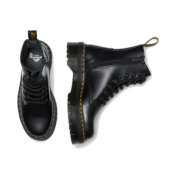 Dr. Martens Jadon, Anfibi in Pelle Lucida - Nero