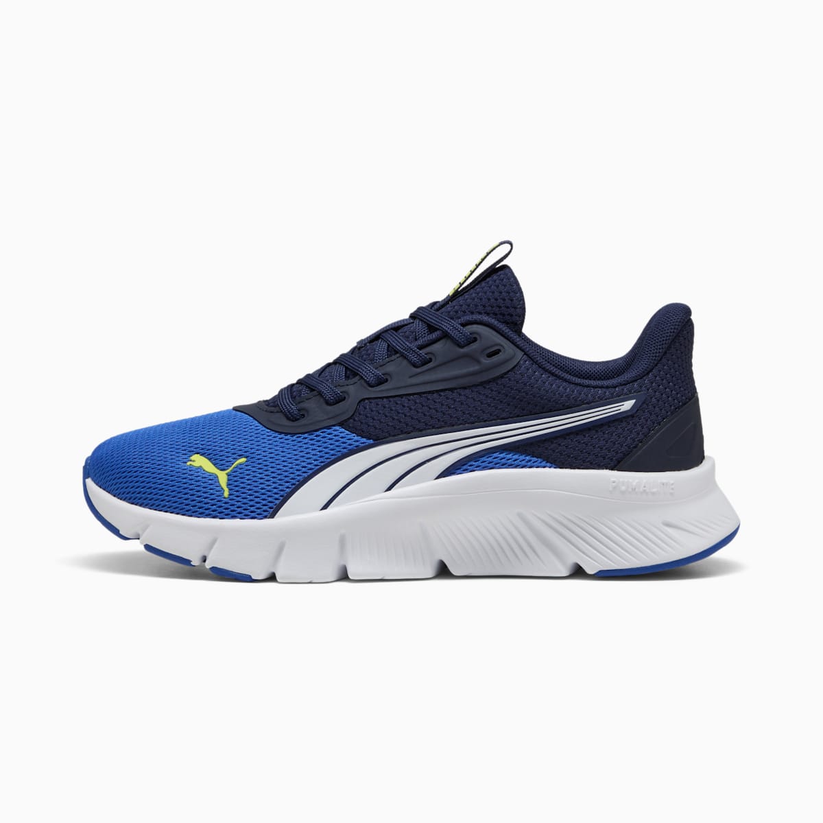 Puma FlexFocus, Scarpe Da Ginnastica Ragazzo - Blu/Azzurro, Blu/Lime