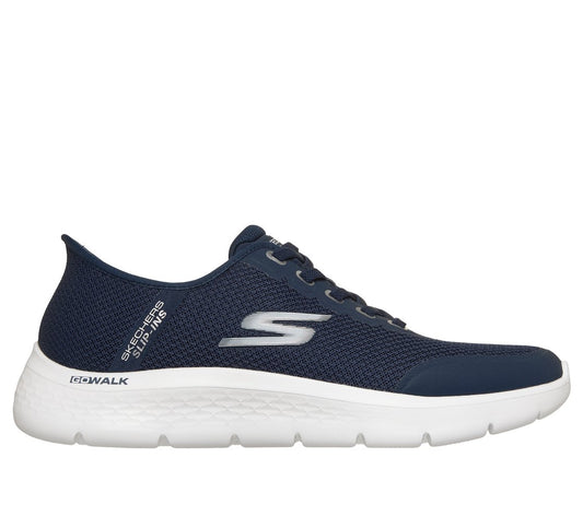 Skechers 216332 Go Walk Flex Netro, Fitness Uomo Slip-Ins, Blu, Nero