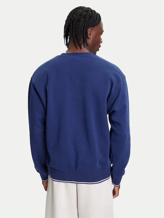 Adidas Collegiate Sweat, Felpa Uomo - Blu