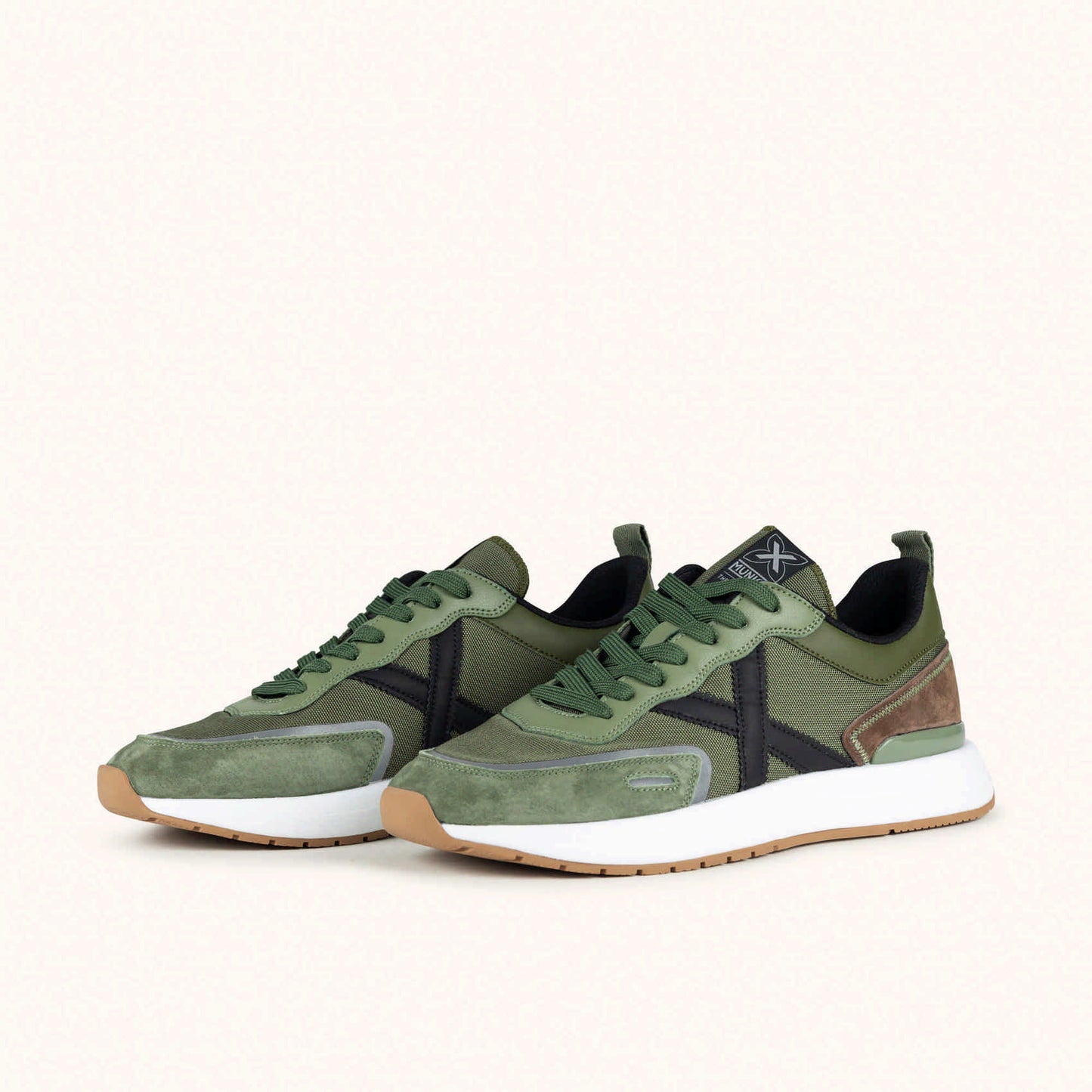 Munich Speed, Sneaker Uomo - Verde, Marrone