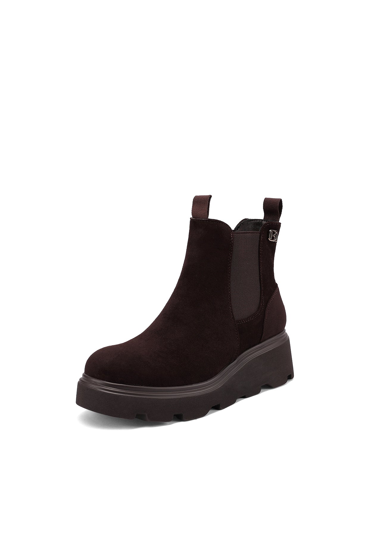 QUEEN HELENA X35-90, Stivaletti Chelsea Donna Platform - Nero, Khaki, Marrone