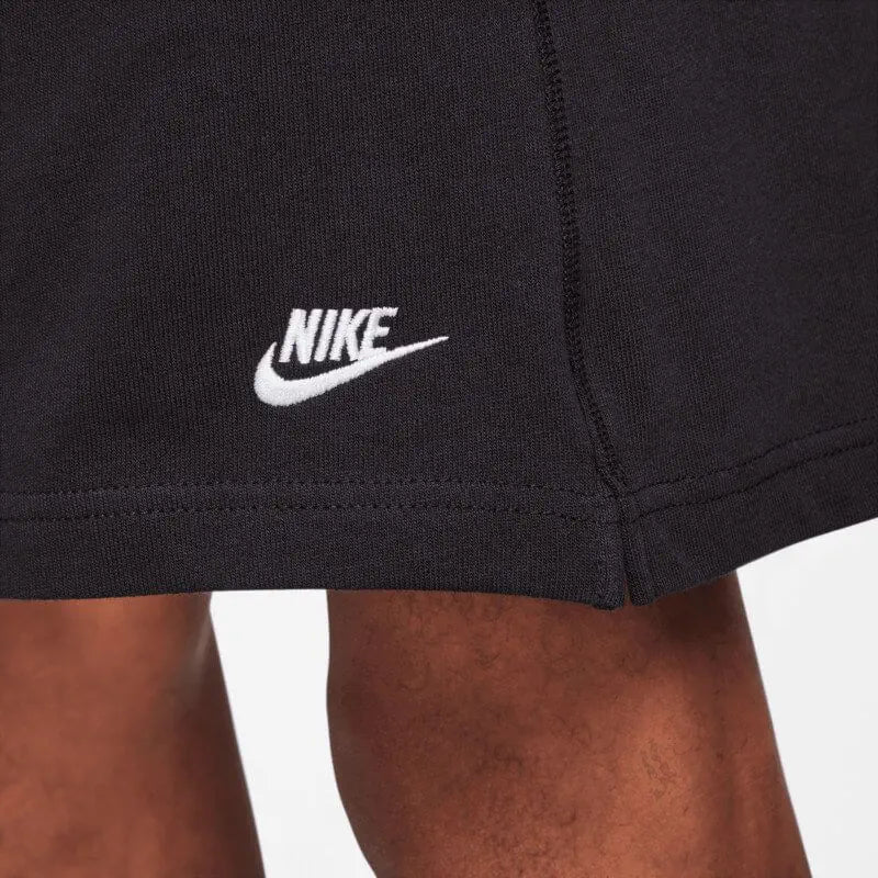 Nike Club, Pantaloncini Uomo In 100% Cotone - Nero