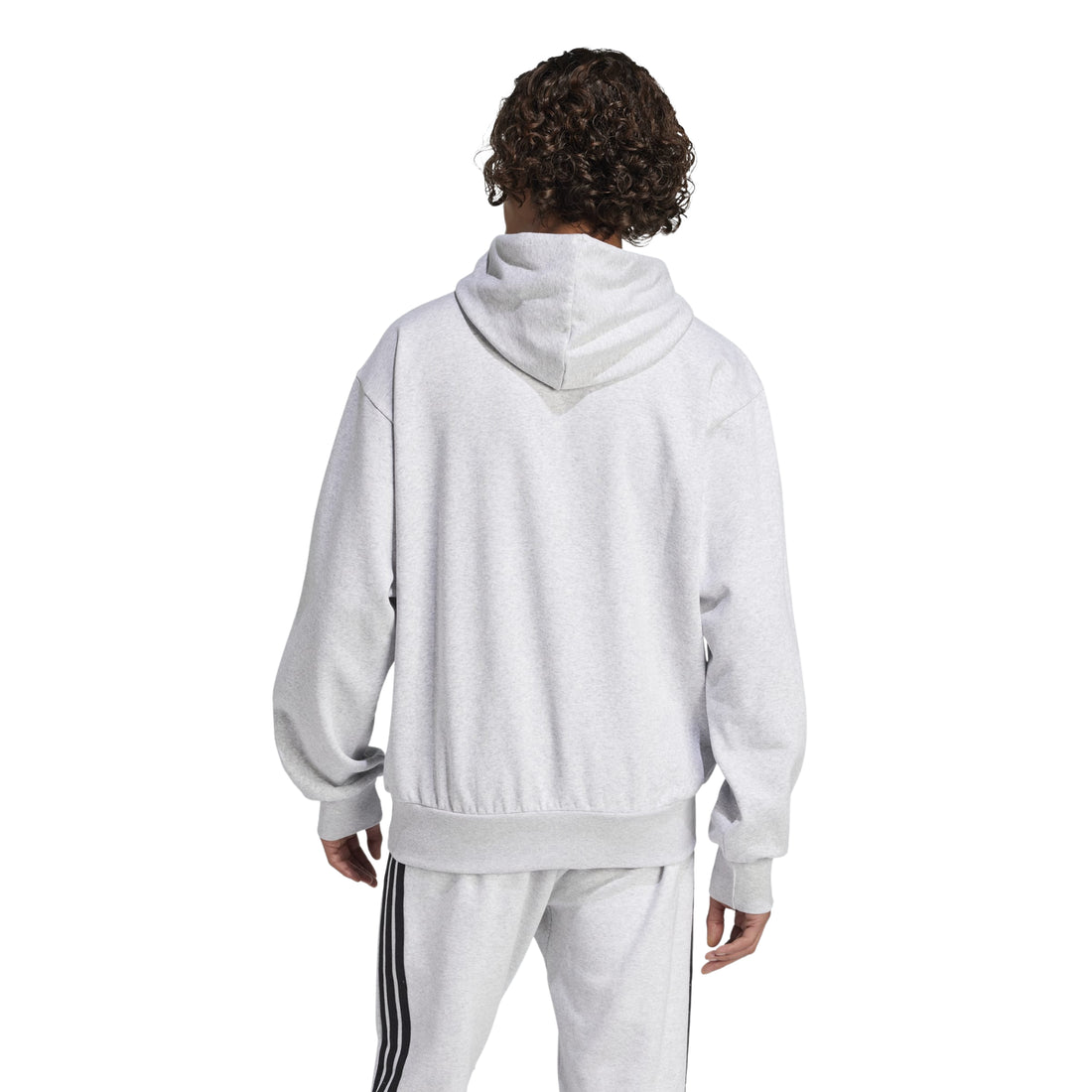 Adidas Feel Cozy, Felpa Con Cappuccio Uomo - Grigio, Bianco