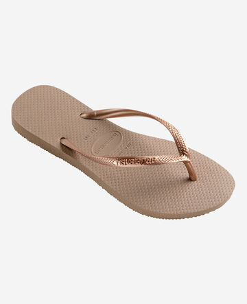Havaianas Slim FC, Infradito Donna - Gold, Nero, Rosa