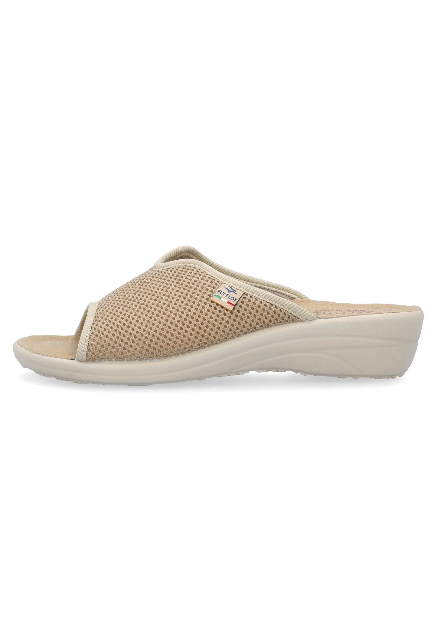 FlyFlot T4 429 FE, Ciabatta Donna Con Apertura - Beige, Blu