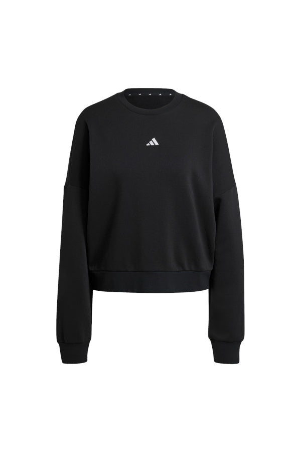 Adidas Essentials, Felpa Donna - Beige, Nero