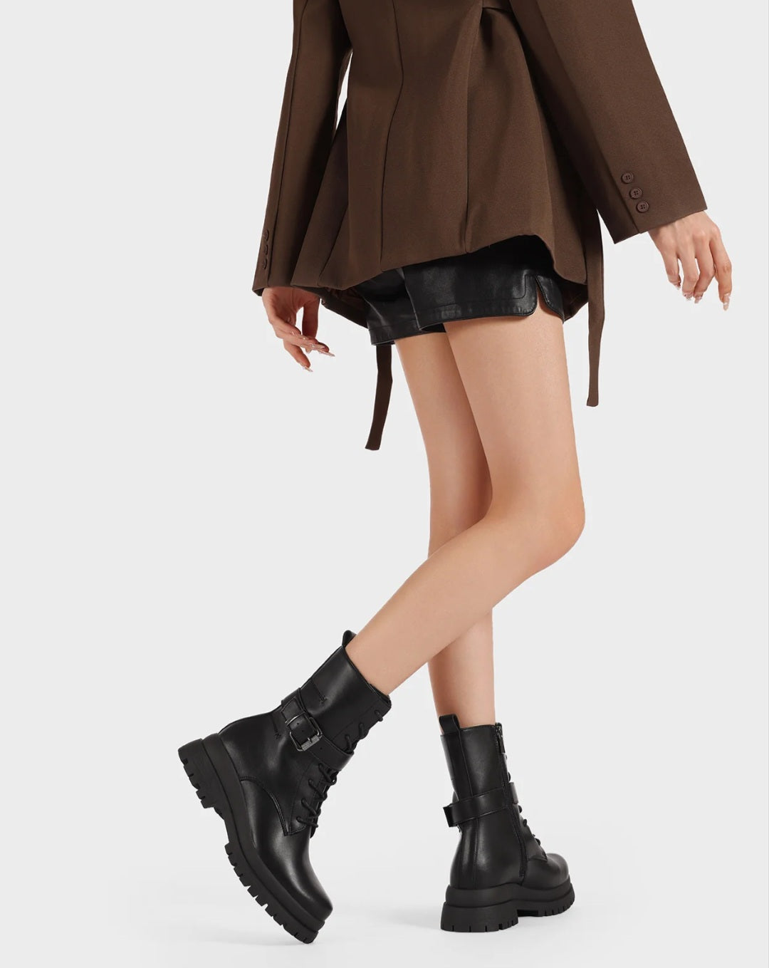 Queen Helena X33-99, Stivaletti Donna Suola Carroarmato - Nero