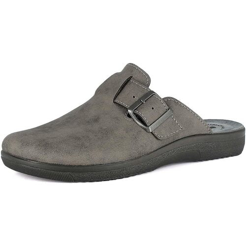 Inblu DG19, Pantofola Uomo Con Fibbia - Grigio