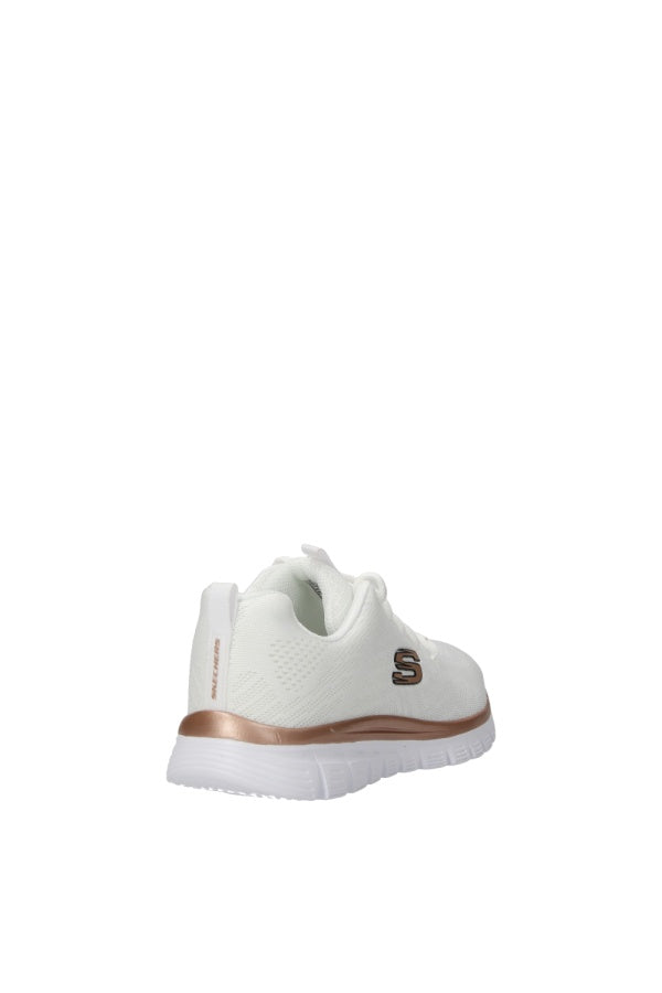 Skechers 12615 Graceful Get Connected, Scarpe Da Ginnastica Donna - Nero, Bianco