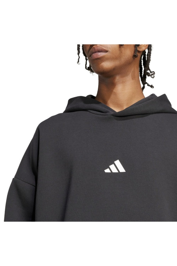 Adidas Small Logo, Felpa Con Cappuccio Uomo - Nero