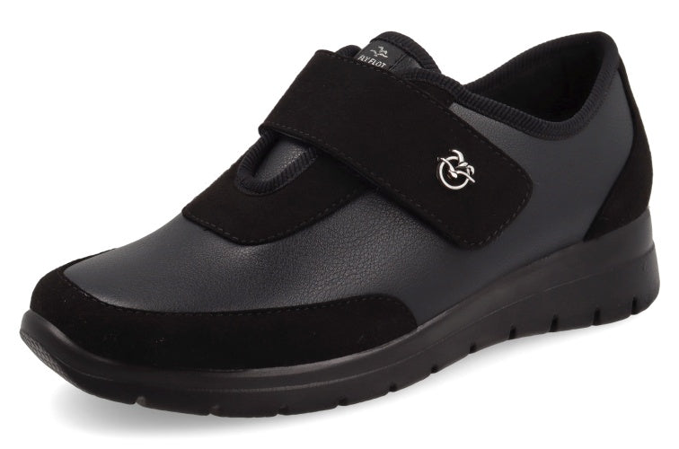 FlyFlot Albinea 27 Y62 AX, Scarpa Da Donna in Microfibra Elastica - Nero
