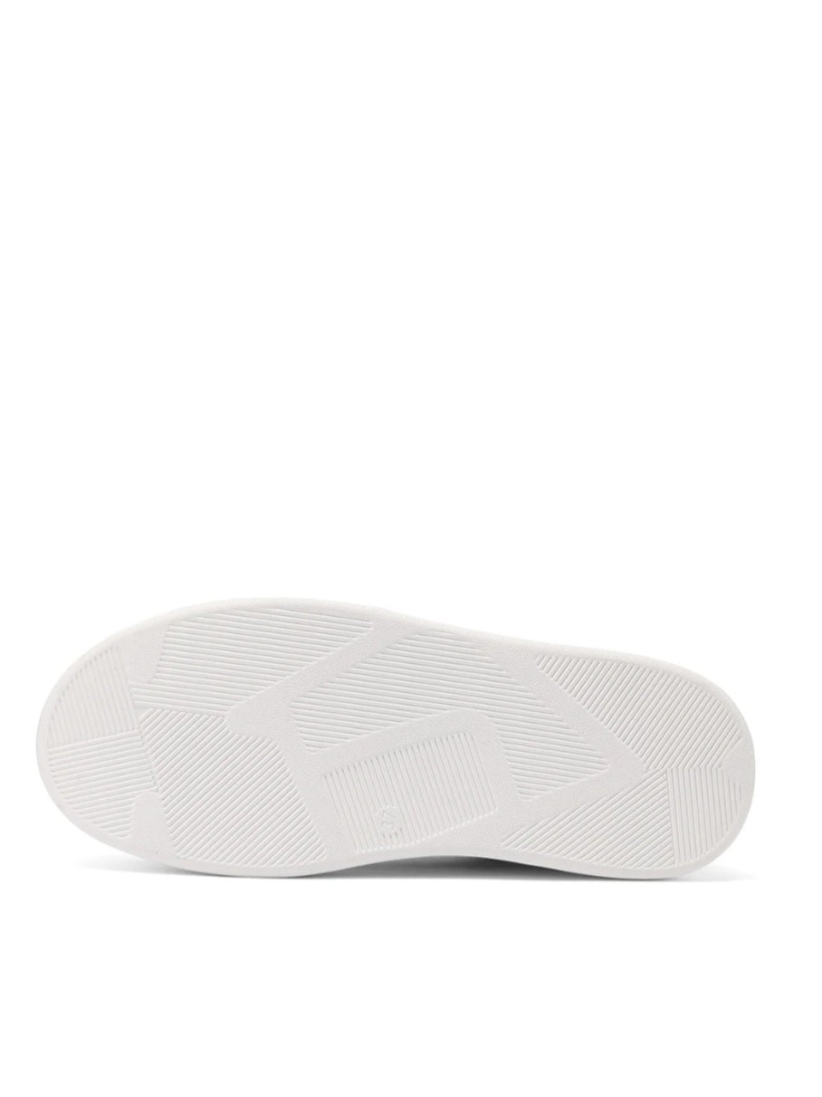 QUEEN HELENA X34-13, Sneaker Minimal Donna Con Dettagli Gioiello - Argento, Bianco/Rosa