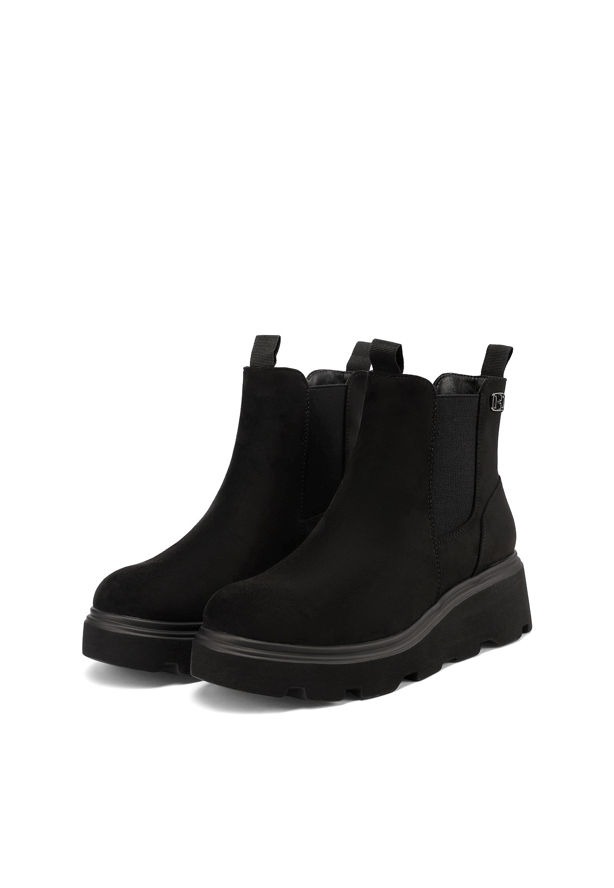 QUEEN HELENA X35-90, Stivaletti Chelsea Donna Platform - Nero, Khaki, Marrone